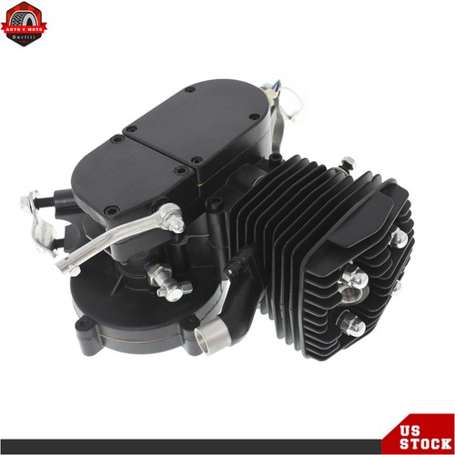Black 80cc 2 Stroke Motorized Motorised Bicycle Bike Cycle Gas Engine Motor - Bild 7 von 8