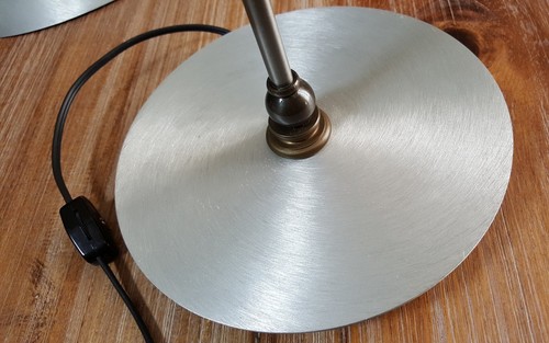 Vintage Beaded Aluminum Kovacs Lamp Made In USA - Picture 8 of 12