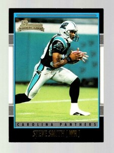 2001 BOWMAN GOLD STEVE SMITH RC #152 PANTHERS
