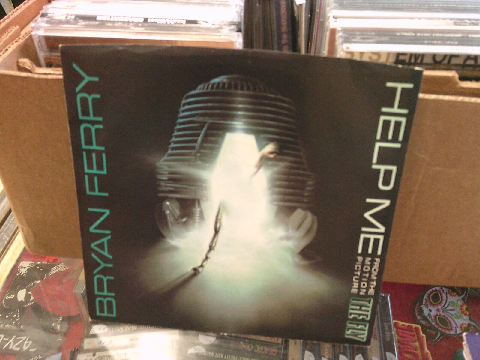 Bryan Ferry Help Me / Broken Wings 45 1986 Warner VG+ Pop Rock Fly Roxy Music