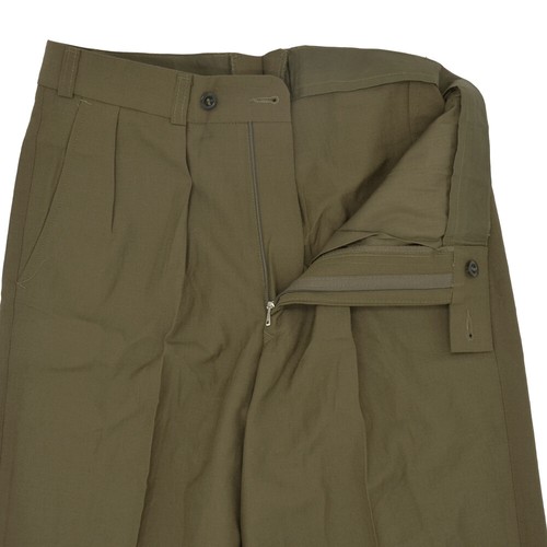Pantalones originales pantalones de uniforme pantalones militares ejército holandés holandés ligero cremallera - Imagen 5 de 9