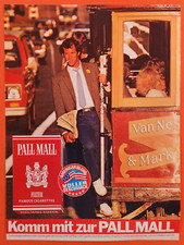 7. Pall Mall Zigaretten Werbeanzeige Werbung Reklame 1982