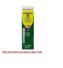 Spring Valley Vitamin B Complex Dietary Supplement with B12 Berry Flavor 2 Fl Oz