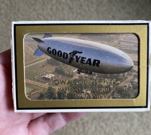Mazzo completo carte da gioco pneumatico buon anno Iowa nuovo pubblicità da collezione - Foto 4 di 4