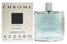 Azzaro Chrome 3.4oz Eau de Toilette Cologne for Men Testeur NEW