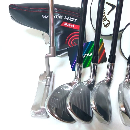 Callaway Warbird RH Golf Set 10-pc R Flex Carbon Shaft Driver to Putter No Bag - Picture 4 of 16