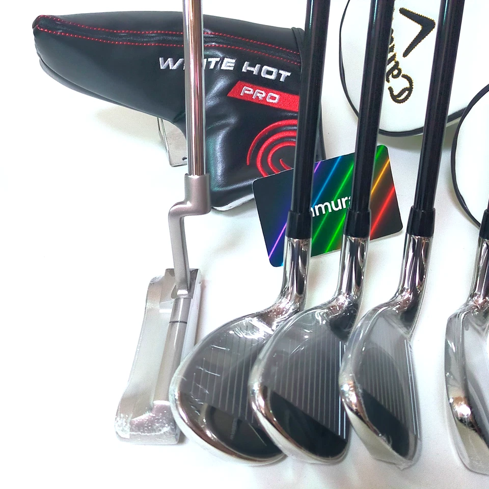 Callaway Warbird RH Golf Set 10-pc R Flex Carbon Shaft Driver to Putter No Bag - Image 3 of 4