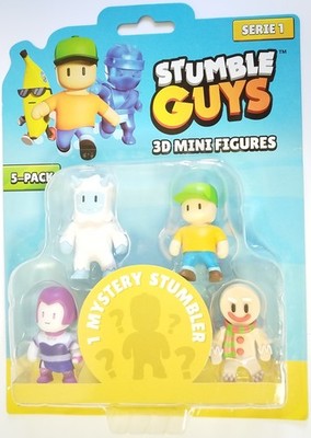 Stumble Guys Serie 1 3D Mini Figuren 5er Pack Lilith Yeti Gingerbread Mr Stumble