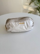 Borsa cosmetica Prada vintage bianca