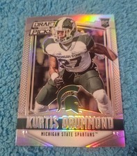 2015 Panini Prizm Draft Picks Kurtis Drummond Michigan Silver Prizm #210