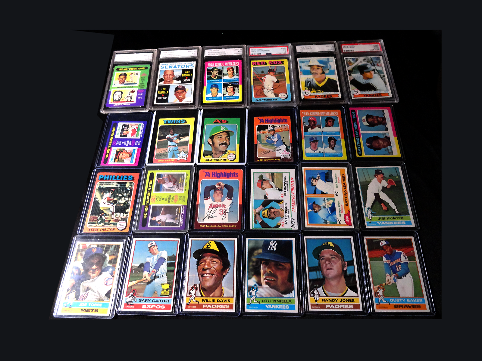 VINTAGE MLB BASEBALL COLLECTION LOT 1971 - 1980 | eBay