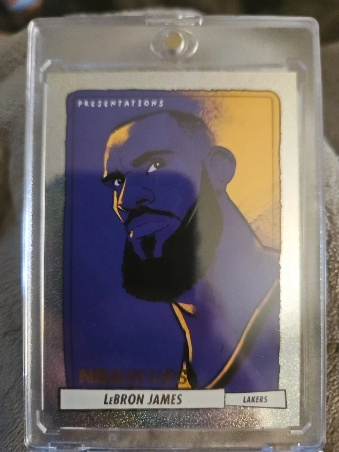 Lebron James trading card