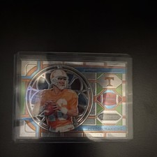 2019 Panini Prizm Draft Peyton Manning #74 Stained Glass Tennessee Volunteers F…