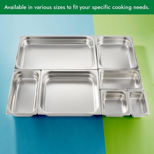 Durable Hotel Pan Set - 6 Pack Heavy Duty 1/2 Size 6" Deep Catering Solution - Picture 9 of 9