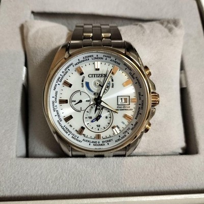 CITIZEN AT906453A Uhr 20bar Sapphire Eco Drive Dual Time Authentic