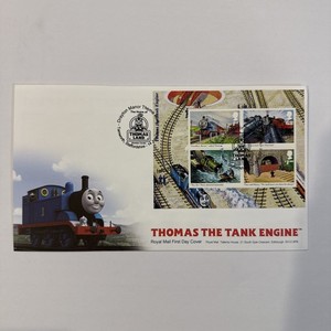 Thomas the Tank Engine minisheet FDC Thomas Land