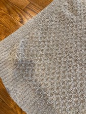 Barefoot Dreams Gray Blanket 58x42, Cozy Chic 100 Polyester, GUC, Soft/Warm