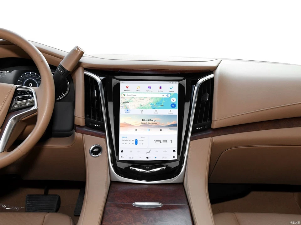 10.4" Android 13 Tesla Radio GPS For Cadillac Escalade ATS XTS SRX CTS 2013-2018 Foto 2 de 4