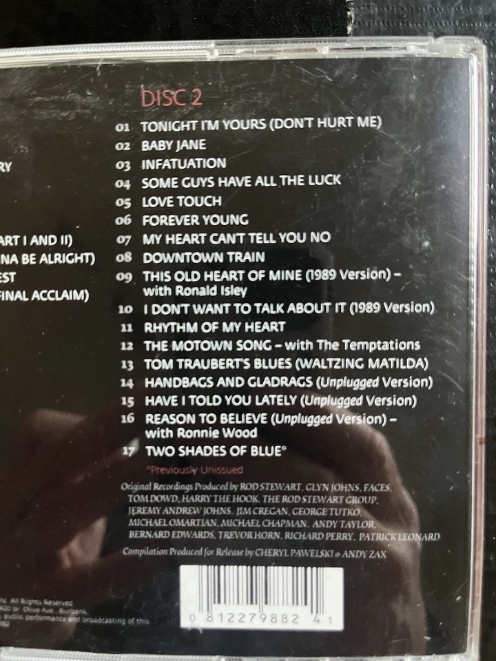 Rod Stewart SOME GUYS.. Used 32 Track Greatest Hits Cd Pop Rock 70s 80s 90s 00s - Image 4 of 4