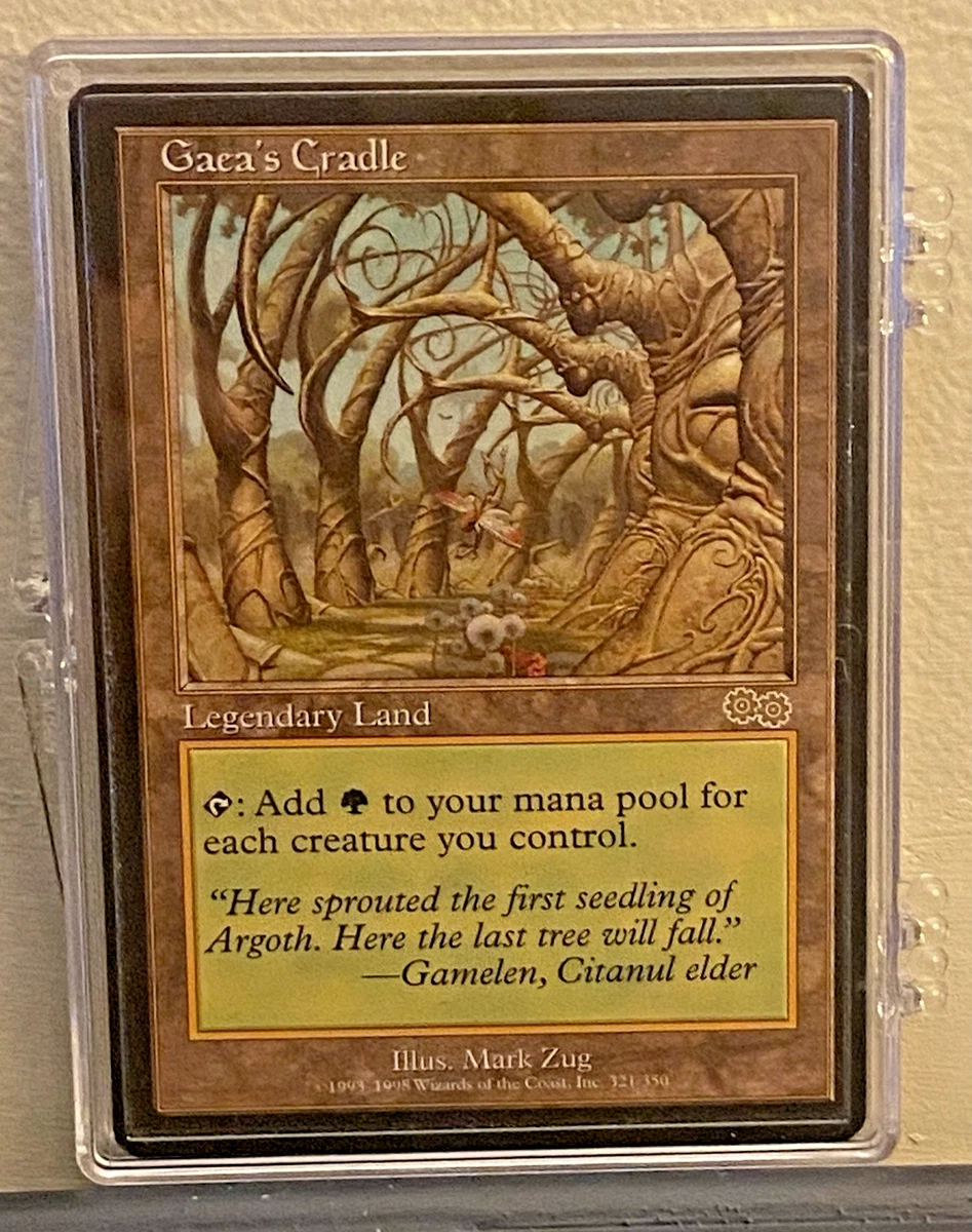 Gaea's Cradle Land Magic: The Gathering Trading Card Games Urza's