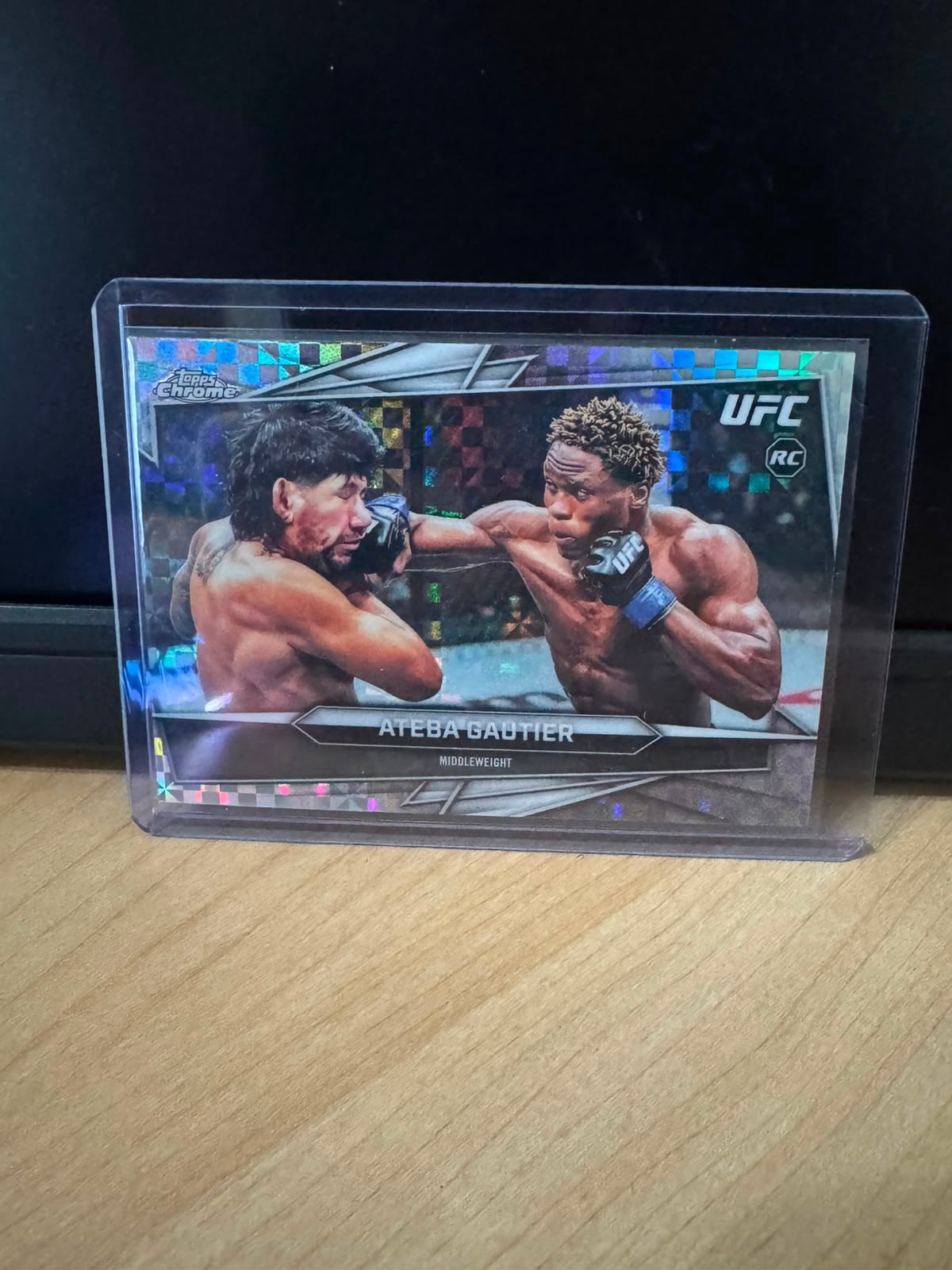 2026 UFC Topps Chrome - Ateba Gautier - Refractor - RC - #7