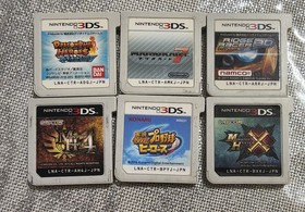 Japanese Nintendo 3ds Red With 6 Games