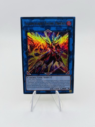 Salamangreat Raging Phoenix LD10-EN005 Ultra Rare Soulburning Volcano Yugioh Tcg - Picture 1 of 1