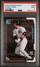 2015 Bowman Chrome Draft Aaron Judge #150 Rookie Card PSA 9 MINT