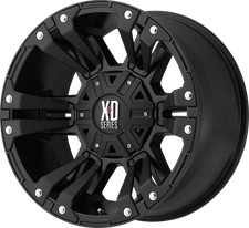 4-New 18" XD XD822 Monster II Wheels 18x9 8x170 18 Matte Black Rims 130.81