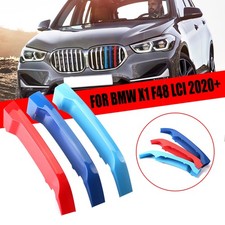 Abdeckung Streifen Clips 3 Farben Kühlergrill Aufkleber Für BMW X1 F48 LCI 2020+