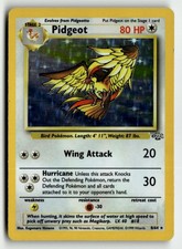 1999 pidgeot pokemon card 8/64 Holo rare Retreat Cost Pidgeot Pokemon Cards Price Guide