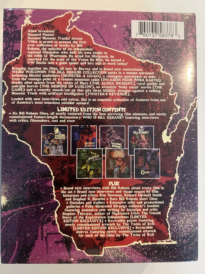 Weird Wisconsin: the Bill Rebane Collection (Blu-ray, 1965) - Image 2 of 3