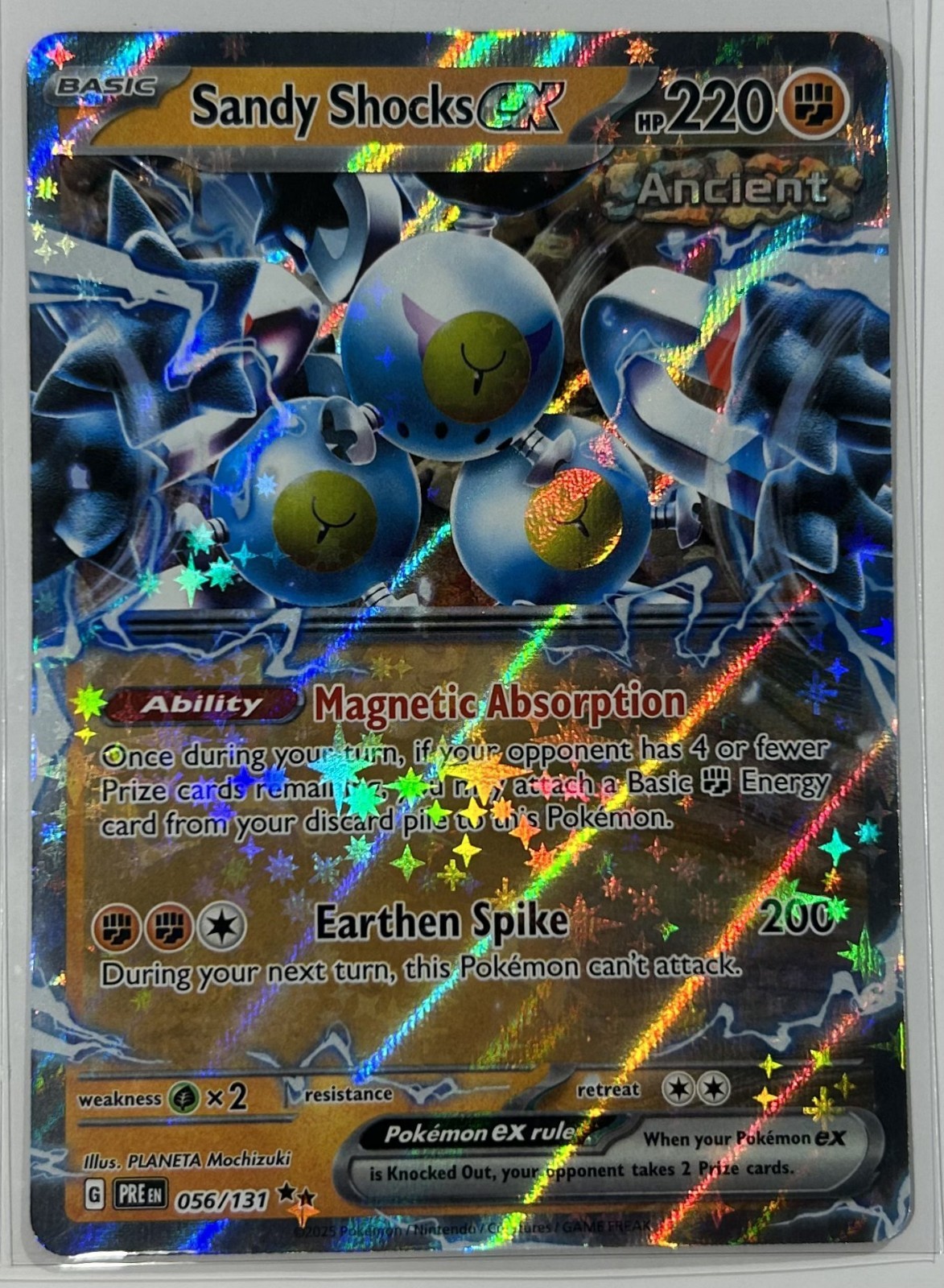 Pokémon TCG - Sandy Shocks EX Sv: Prismatic Evolutions 056/131 NM