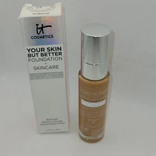 IT Cosmetics Your Skin But Better Foundation + Skincare TAN WARM 44 NEW