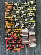 Vintage Bucilla Rya Latch Hook Rug Yarn Precut Rolls 4" Red orange White Browns