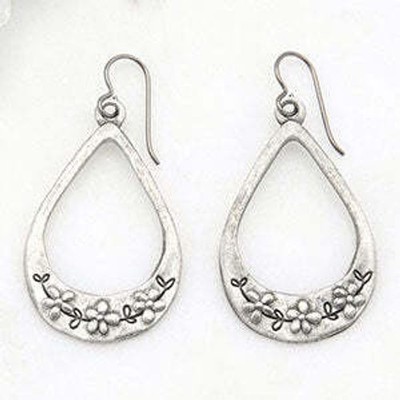 Knospe und Blüte Zinn Ohrhänger Statement Schmuck für Sie von Lisa Leonard