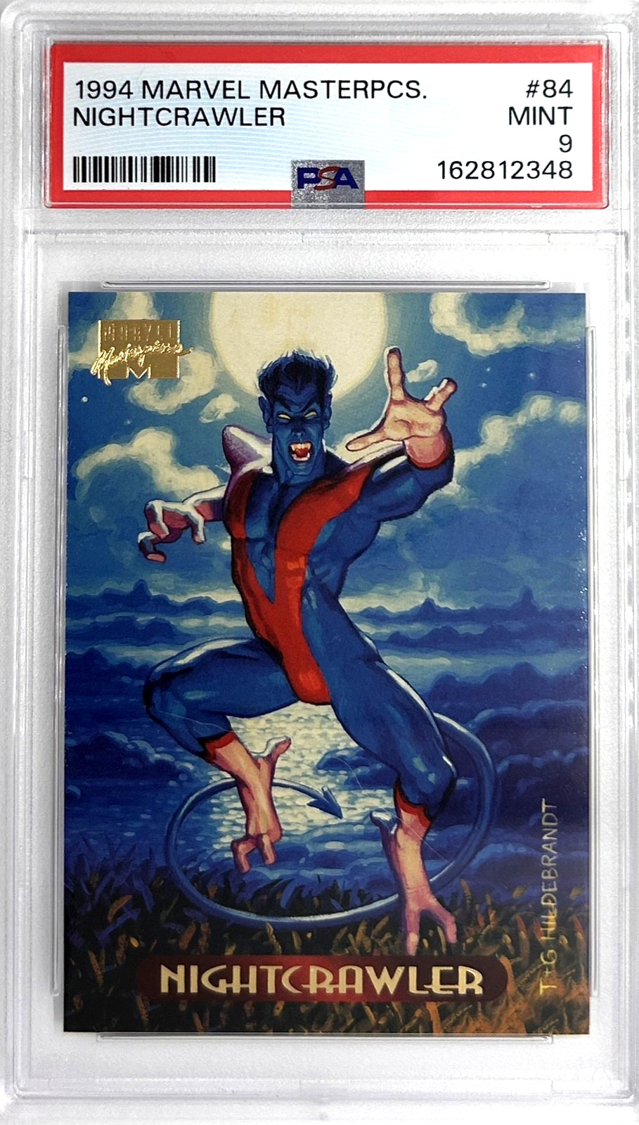1994 Marvel Masterpieces Nightcrawler #84 PSA 9 MINT