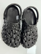 Crocs Unisex Geometric Classic Clogs–Waterproof Lightweight Slip-On Comfort Shoe