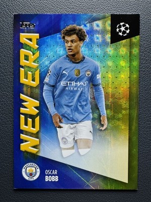 2024-25 Topps UEFA UCC Oscar Bobb #NE-17 New Era Foilfractor Superfractor 1/1