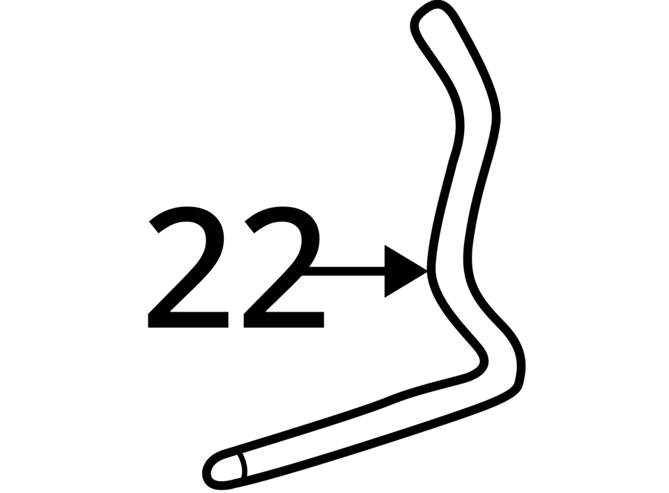 Oldsmobile Pontiac Alero Grand Am 2002-2005 manguera sobretensión de rueda TK OTLT 22628361 NUEVO Foto 3 de 3