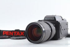 ⏯️Read[ Opt MINT ] Pentax 645 "9V Holder" Film Camera A 80-160mm f4.5 Lens...