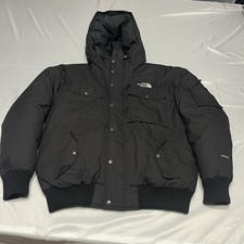 Chaqueta acolchada The North Face HyVent para hombre talla mediana negra plumón de ganso Gotham