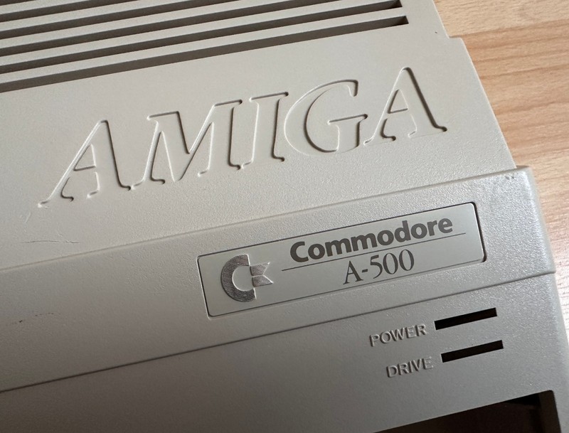 Commodore Amiga 500 Desktop Case, S.Nr.: M 018007 Made in Philippines #10 26