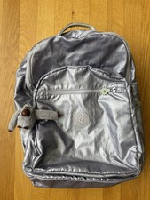 Kipling Purple Metallic Vintage Backpack with...