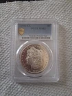 1881 CC MORGAN SILVER DOLLAR PCGS MS63 GOLD SHIELD LABEL
