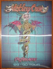 Motley Crue - Dr. Feel Good 1989-90 Lenticular Concert Poster by Cuyler Smith