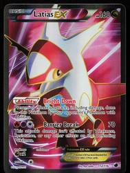 Latias EX 112/116 Plasma Freeze Full Art Ultra Rare