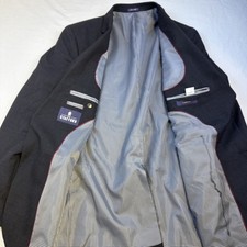 Stafford Blazer Jacket Sport Coat Mens 50R Portly Fit Wool Polyester Brown