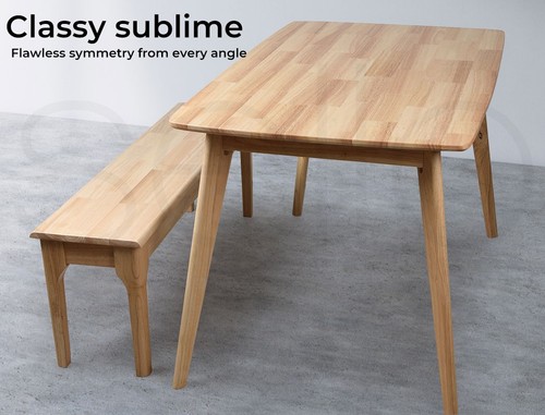 Levede Dining Sets 1XTable+1XBench Chair Coffee Tables Computer 120CM 4-6 Seater - Picture 7 of 11