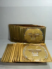 20 Sealed Gold Bio-Collagen Facial Sheet Mask, Collagen Firming Effect 